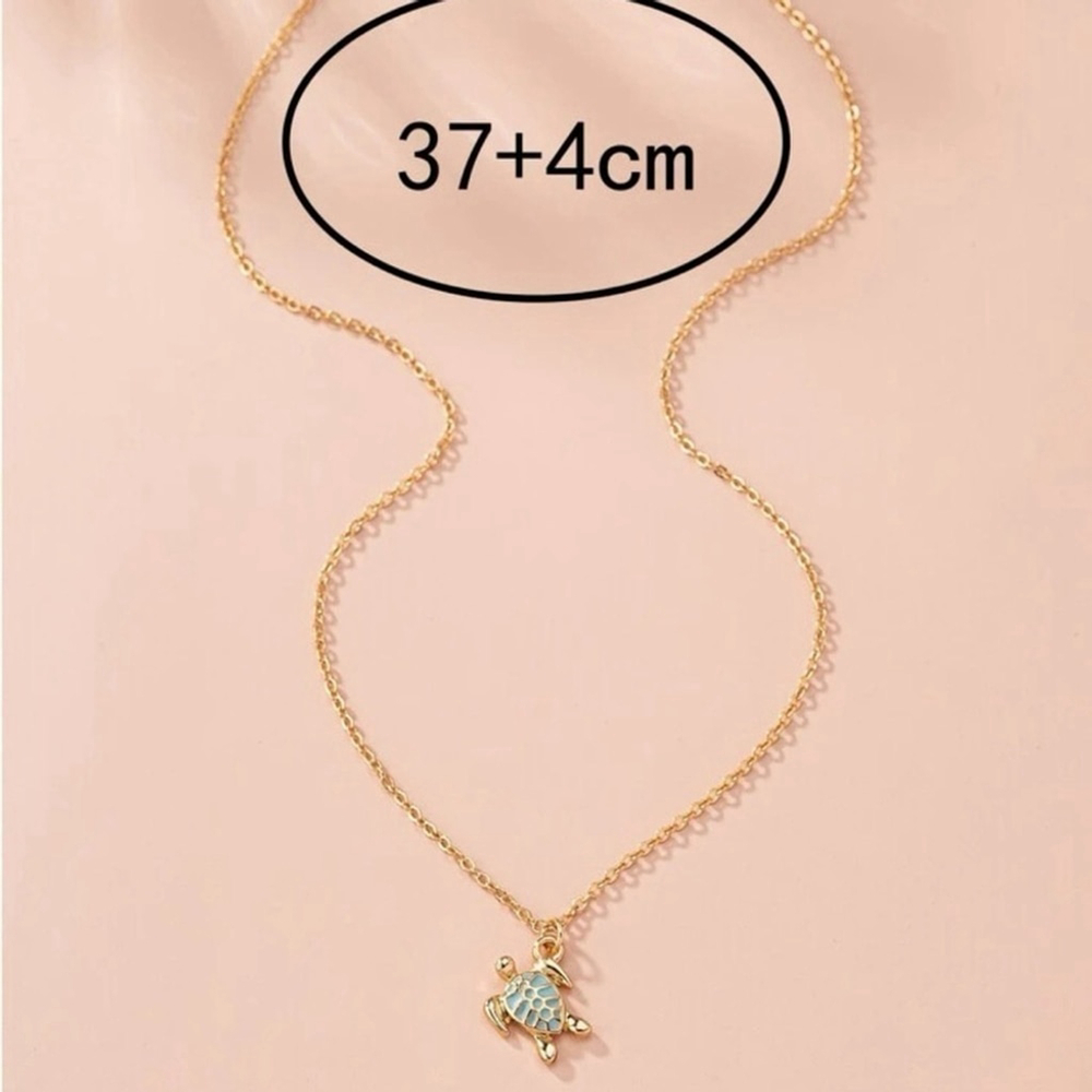 ⚠️Clearance Turtle Pendant Yellow Gold Necklace SS - Picture 4 of 4
